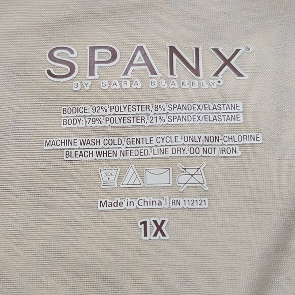 NWT Spanx Total Taming Tank Women's SZ 1X Nude Shapewear Hide & Sleek Top Layer - Picture 3 of 8